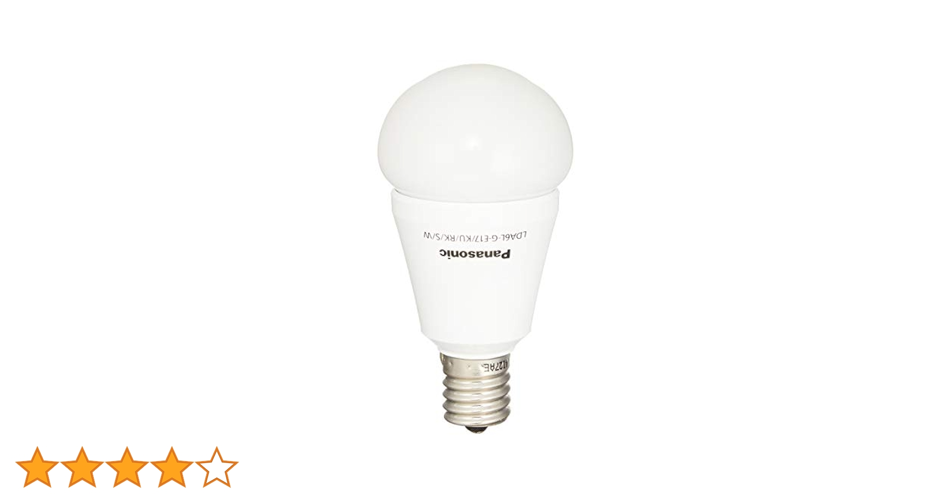 Amazon | パナソニック LED電球 口金直径17mm 電球50W形相当